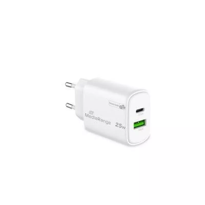 Napájací zdroj USB/USB-C 25W/FAST MRMA112-2 Mediarange