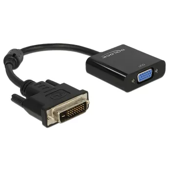 Delock - video konvertor - Lontium LT8511 - DVI - VGA - čierny - retail (65658)