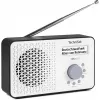 TechniSat VIOLA 200 digitálne rádio s budíkom DAB+, biela/čierna
