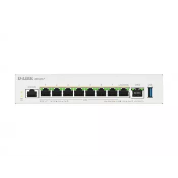 D-Link DBR-600-P/B business PoE router, Ethernet WAN, 2,5 Gigabit Ethernet, biela