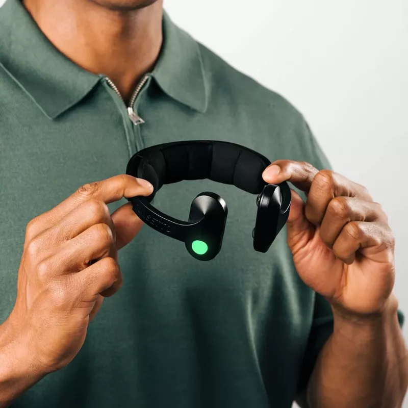 Stimulátor blúdivého nervu HERDEGEN Pulsetto FIT masážny prístroj, model Pulsetto FIT