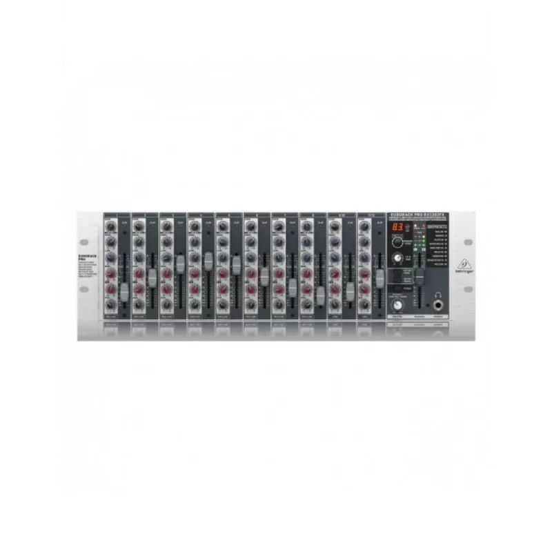 Behringer RX1202FX V2 audio mixér 12 kanálov sivý