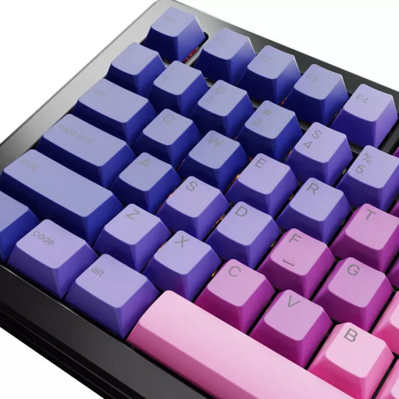 Keycaps GLORIOUS GPBT Gradient Nebula ANSI Layout PBT Dye-Sub sada klávesových krytiek