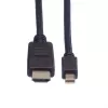 ROLINE video kábel - Mini DisplayPort (M) na HDMI (M)