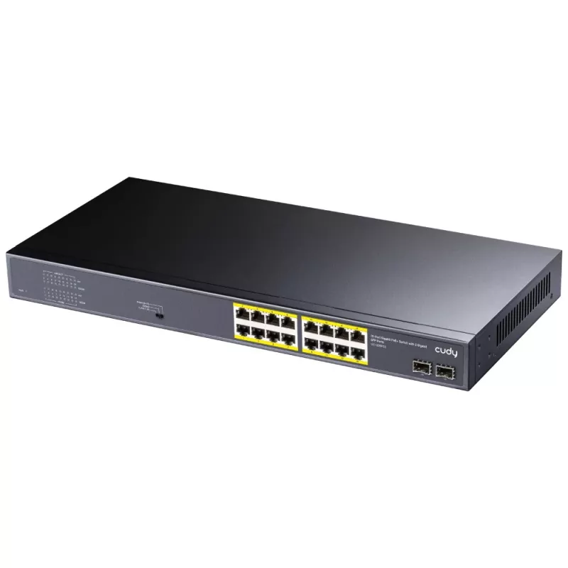 Cudy GS1020PS2 sieťový switch Gigabit Ethernet 16 portov PoE