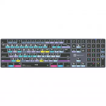 Logickeyboard LKB-RESB-TM-UK Office Bluetooth QWERTY klávesnica sivá titanium