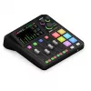 Štúdiový kontrolér RØDE Caster Duo čierny — 2 Combo XLR/TRS, 2 TRS Line výstupy, 48 kHz, 24-Bit, dotykový displej, Wi‑Fi, Bluetooth