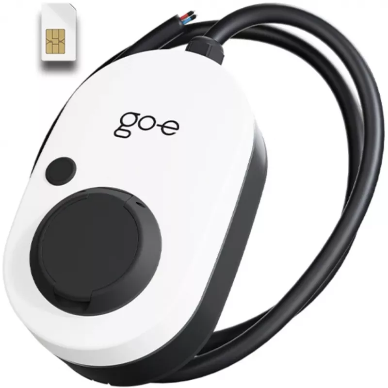 Charger Gemini 2.0, 22 kW (32A 3-fázový), wallbox biela/čierna, bez kábla, 4G/LTE