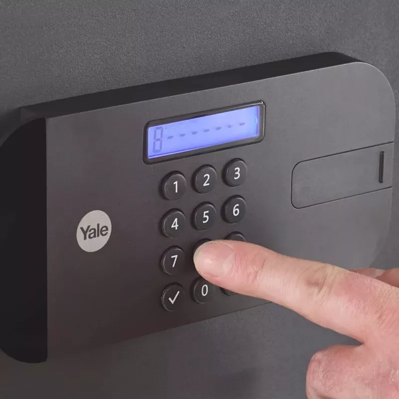 Trezor Yale YSEB/250/EB1 čierny 20,5 l číselný zámok batéria