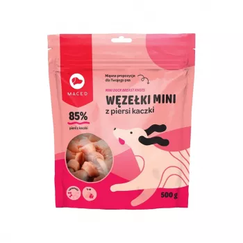 MACED mini uzlíky z kačacej hrude - psie maškrty - 500 g