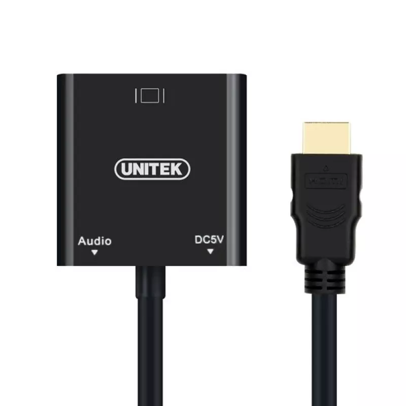 UNITEK Y-6333 rozširujúce karty/adaptér 3,5 mm, VGA