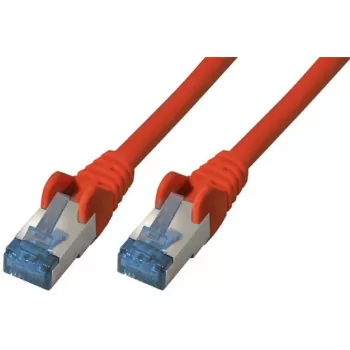 Sieťový kábel S/CONN Cat6a 0,25 m červený S/FTP