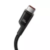 Baseus Fish-Eye USB-C na USB-C rýchlonabíjací kábel 1 m 100 W čierny