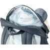 Kompaktný denný batoh DEUTER Kikki — polyester 8 l, 350×200×170 mm, 310 g, čierny/biely