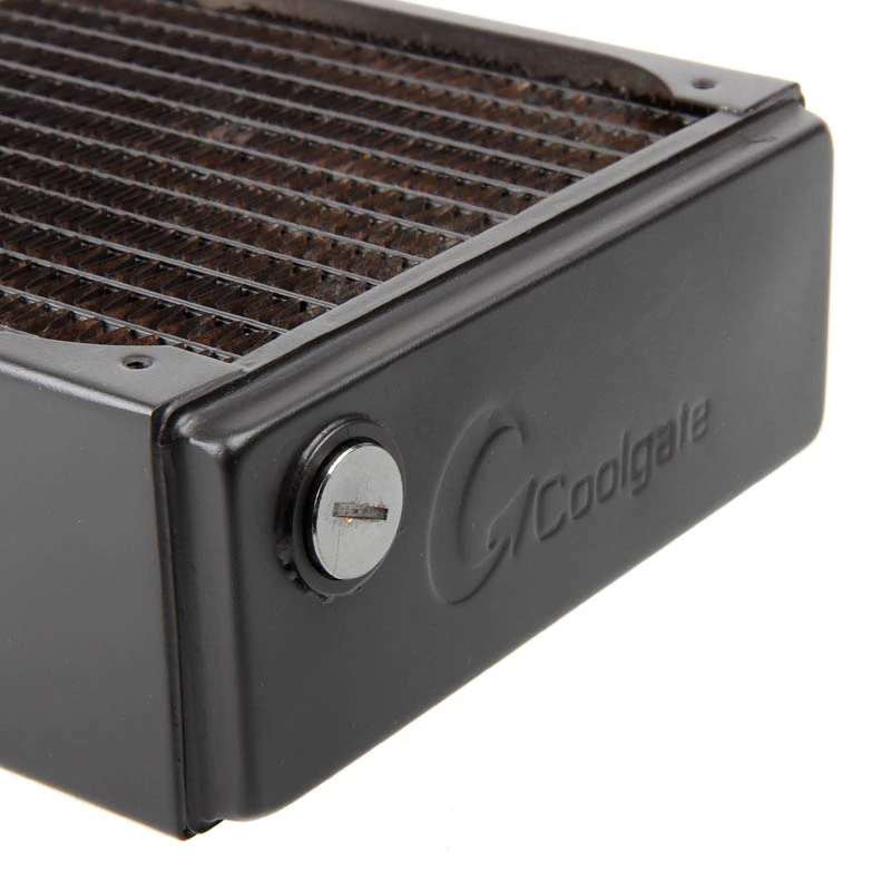 Coolgate CG280 280mm radiátor - čierny