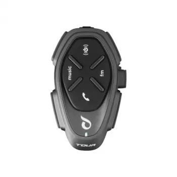 Motocyklová interkom INTERPHONE TOUR HD, 2 ks, Bluetooth 4.0, dosah 1500 m, až 20 h výdrž batérie, čierna