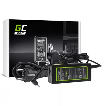 Napájací zdroj Green Cell AD41P 65W pre ASUS notebooky, 19V 3,42A, interiér, čierny