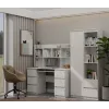 KUBA písací stôl set + Extension Piece, biely