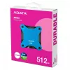 Externý SSD ADATA SD620 512 GB, USB 3.2 Gen 2 Micro-USB B, modrý, silikónové puzdro, nárazuvzdorný