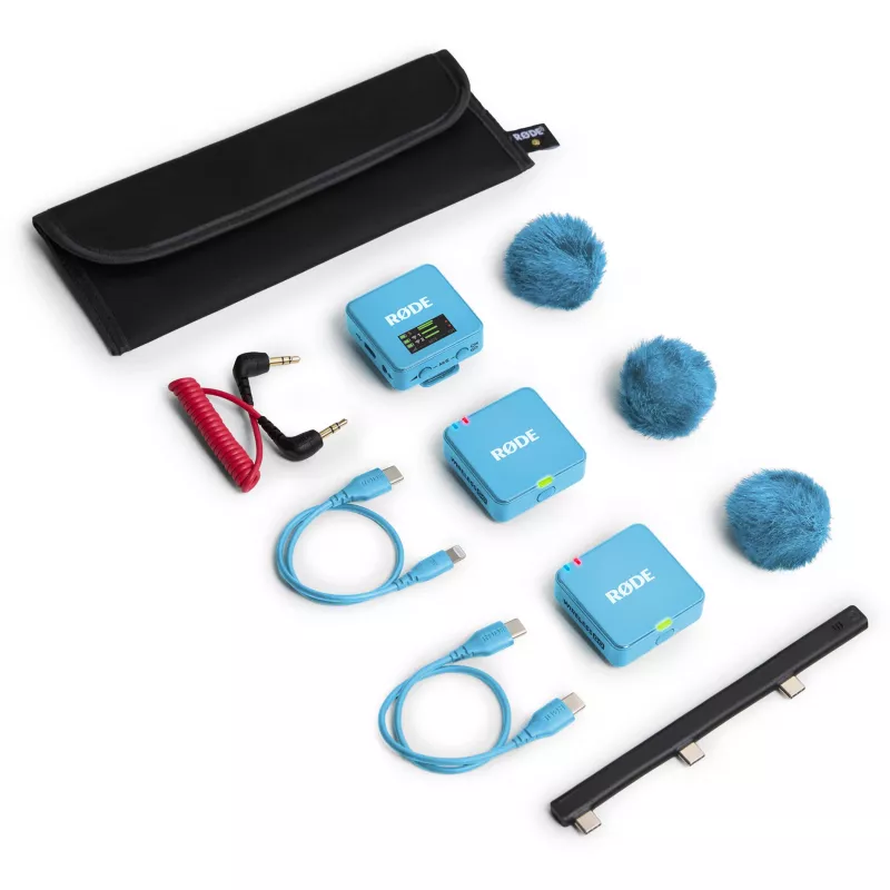 RØDE Wireless GO III Blue - bezdrôtový mikrofónový systém (modrá)