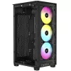 Corsair RGB AIRFLOW PC skriňa 2000D čierna Mini-ITX vrátane napájací zdroj nie SFX