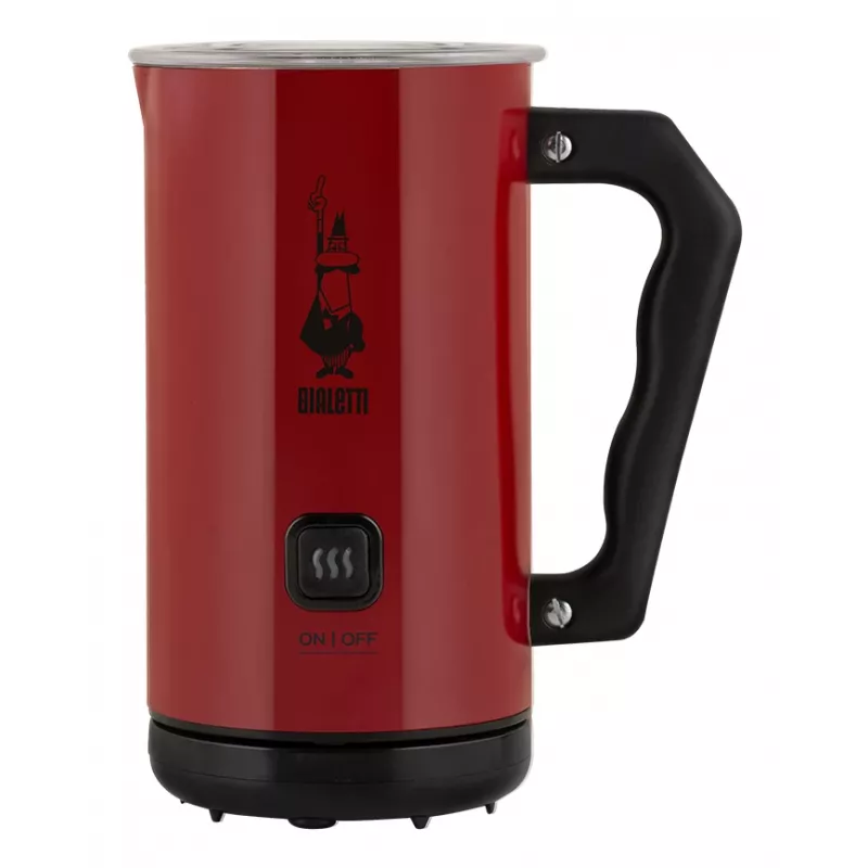 Bialetti MKF02 automatický šľahač/zohrievač mlieka červený