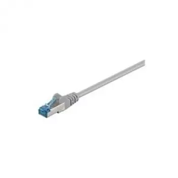 Wentronic Goobay CAT 6a patch kábel, S/FTP (PiMF), sivý, 30 m - LSZH bez halogénov, meď (94907)