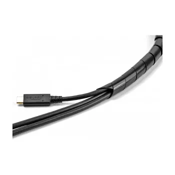 Delock flexibilná špirálová hadica 2 m x 10 mm čierna