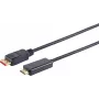 Video káblový adaptér S/CONN 10-71025 1 m DisplayPort na HDMI