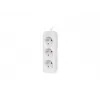 LANBERG PS0-03E-0300-W 3M biely 3X 230V predlžovací kábel z plnej medi