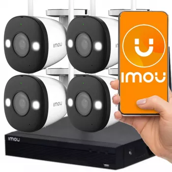 Bezpečnostná kamera IMOU Zestaw Wi-Fi KIT NVR1104HSW-S2 4-F22FE