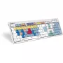 Logickeyboard LKB-CBASE-CWMU-DE kancelárska USB QWERTZ nemčina viacfarebná