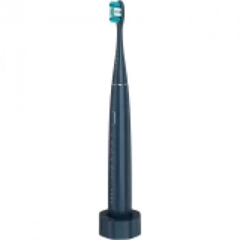 Bezdrôtová zubná kefka, tmavomodrá, 3 hlavice kefiek, 1400mAh, funkcia: jemná, čistenie, masáž, biela, škrabka