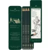 Grafitová ceruzka Faber-Castell 9000 zelená Wood 6 kusov