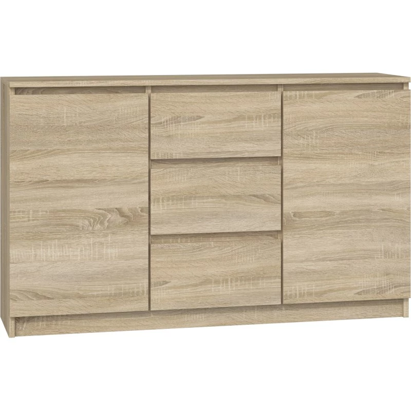 Topeshop komoda 2D3S DĄB SONOMA