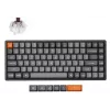 Keychron K2 Max klávesnica Univerzálna RF Wireless QWERTY Anglická Čierna Sivá 75 % Mechanická