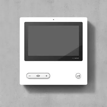 Siedle BVPC 850-0 W - 17,8 cm (7 palcov) - biela - dotykový - vnútorná stanica - AC/DC - 20 - 30 V