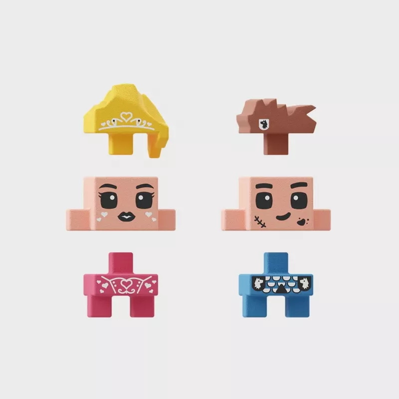 Marioinex Mini Waffle Princess Fantasy veža, stavebnica 148 dielikov
