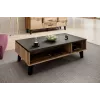 Cama LOTTA 110 konferenčný stolík dub wotan/matný čierny