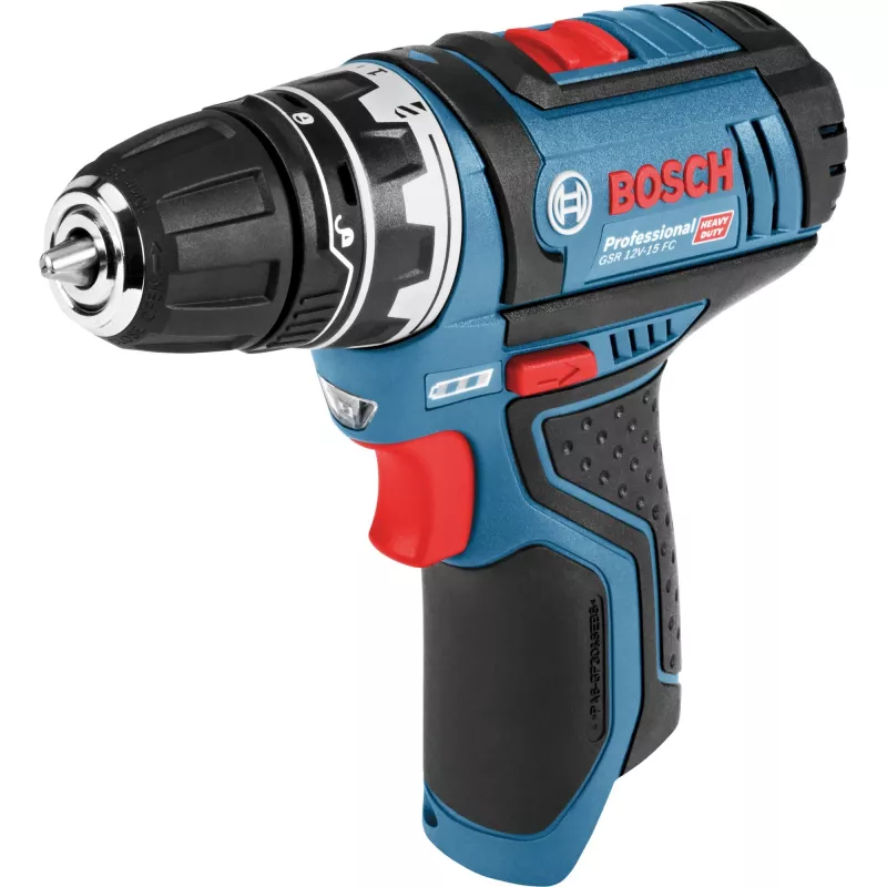 Bosch GSR 12V-15 FC Professional 1300 ot/min bez kľúča 600 g čierna, modrá