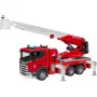 Hasičské vozidlo BRUDER Scania Super 560R červená biela plast 3+