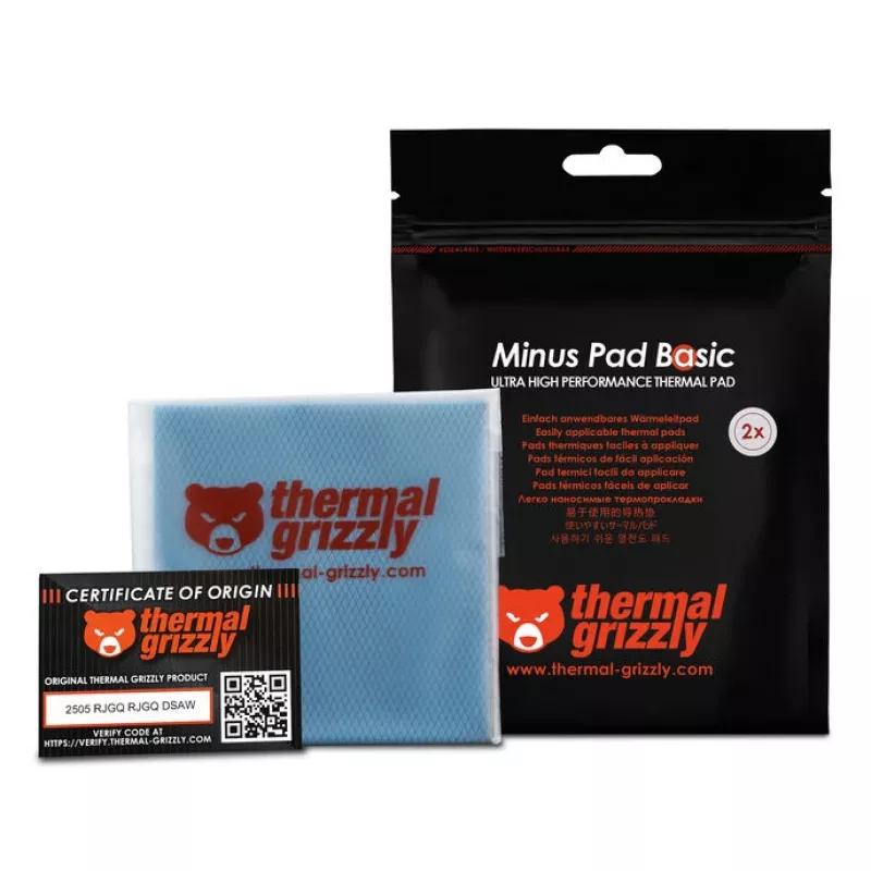 Thermal Grizzly Minus Pad Basic - 100 x 100 x 1,0 mm, 2 ks