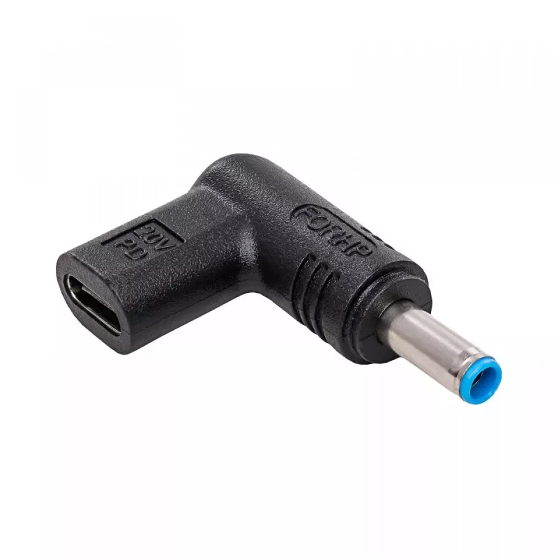 Akyga AK-ND-C09 nabíjací adaptér USB-C na DC 4,5 x 3,0 mm + kolík pre notebooky, 18,5-20 V, 100 W, pre HP