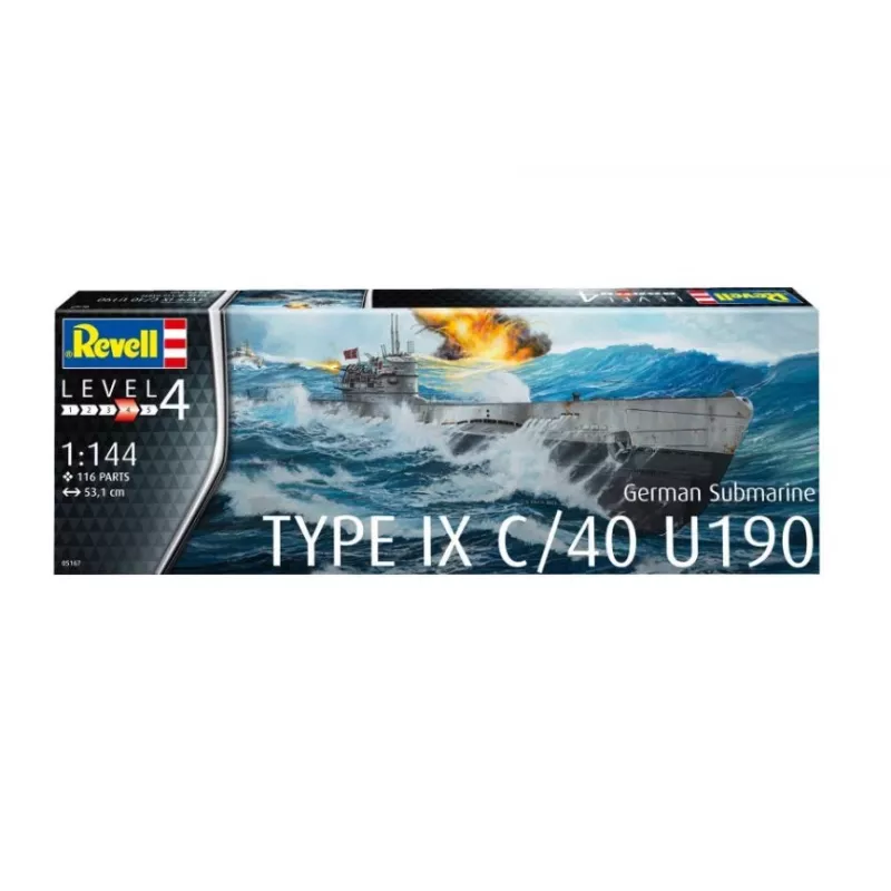 Plastový model German Submarine T.IX C/40 1/144