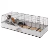FERPLAST Modular 4 – klietka pre králiky a morčatá domáce – 179 x 72 x 56 cm