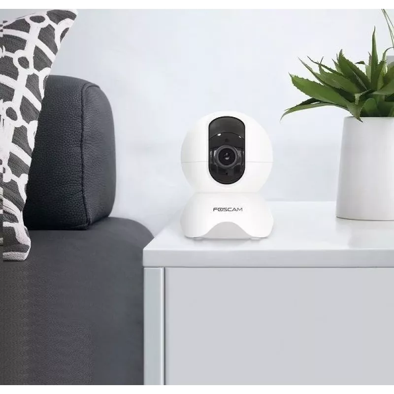 Foscam X5-WB žiarovková IP bezpečnostná kamera do interiéru 2560 x 1920 pixelov stolová