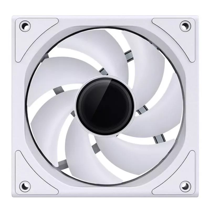 Skriňový ventilátor Jonsbo ZK-120W 3in1 A-RGB biely — 120 mm, A-RGB osvetlenie
