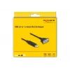 DeLOCK USB 2.0 na sériový RS-232 adaptér 50 cm FTDI čierna