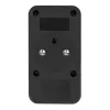 Rozbočovač napájania MACLEAN MCE249 F/B – 2 AC zásuvky (16A + 6A) s 2×USB-A a 2×USB-C PD 20W, EU konektor, čierny