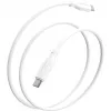 4smarts USB-C / USB-C silikónový kábel High Flex 60W 1,5 m biely